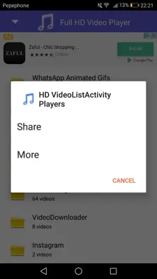 Full HD Video Player android App screenshot 2